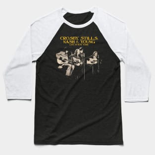 Crosby Stills Nash Young Baseball T-Shirt